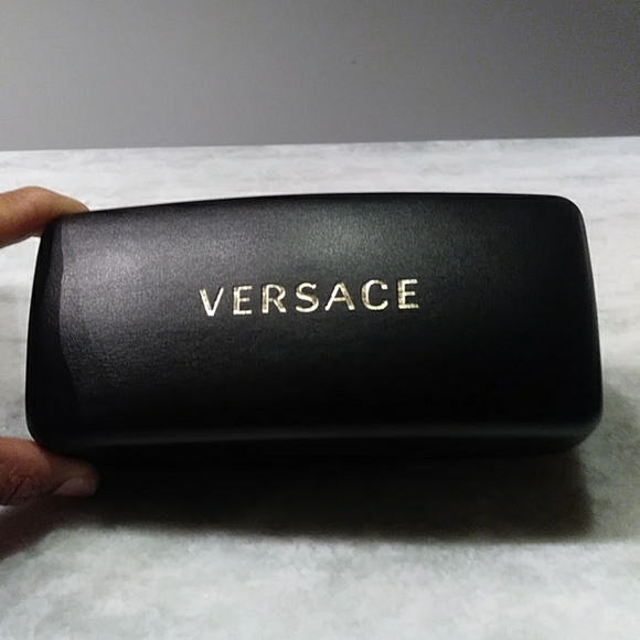 Men's Versace VE 2163 100287 Gold Metal Aviator Sunglasses - Picture 5 of 9